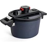 Woll Active Lite Kasserolle mit Active-Lite-Deckel, Ø 20 cm, 3 Liter, Aluguss, anthrazit - Induktiv, Schnitt- und abriebfeste Diamant-Versiegelung, Aktives Kochen, für alle Herdarten