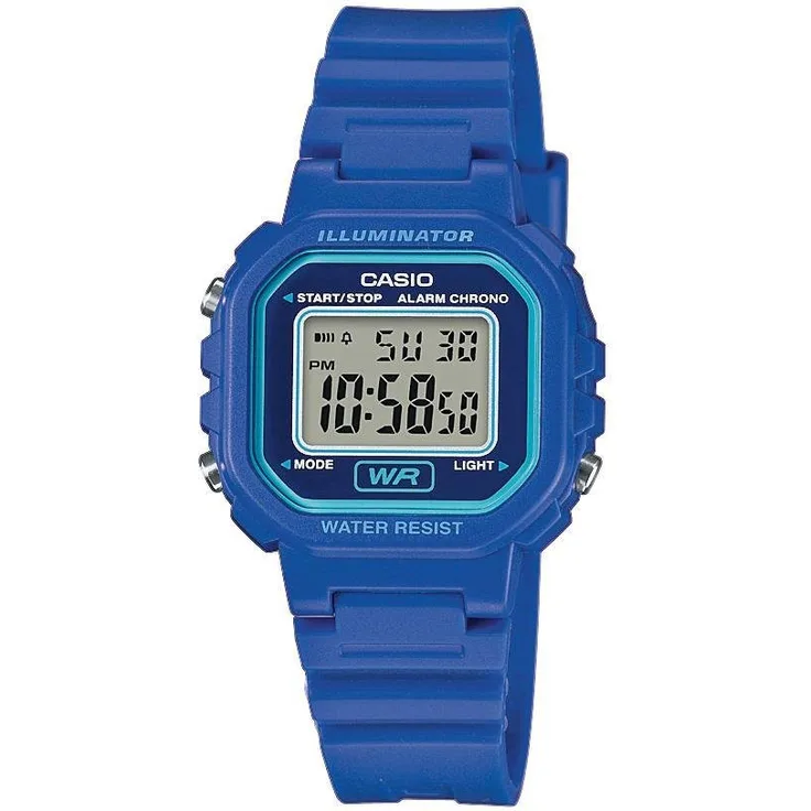 CASIO TIMELESS COLLECTION Chronograph LA-20WH-2AEF, Quarzuhr, Armbanduhr, digital, Mädchen, Jungen, ideal als Geschenk