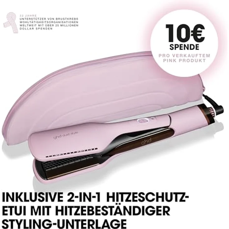 ghd duet style Limited Edition, 2-in-1 Hot Air Styler in Pink-Sorbet mit Hitzeschutz-Etui – Bild 2