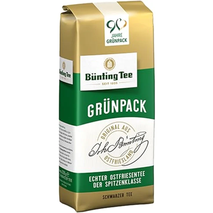 Bünting Tee Grünpack, 250g loser Tee – Bild 2