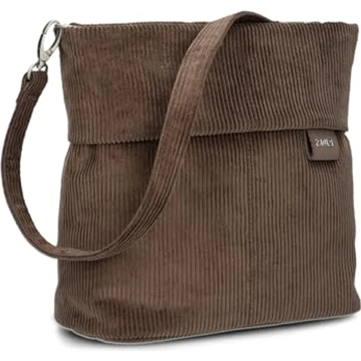 Zwei Mademoiselle.M Schultertasche, 25 cm, braun, 100% Polyurethan – Bild 1