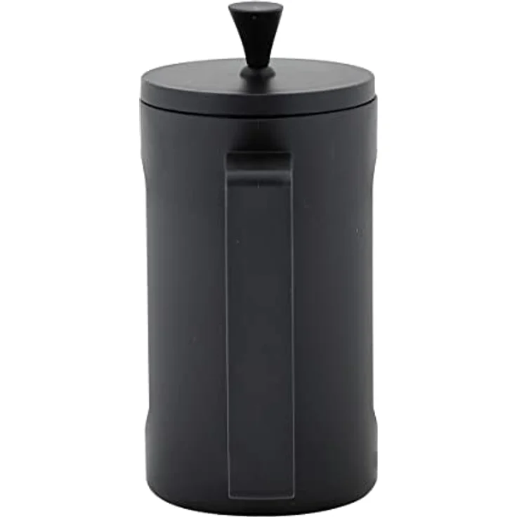 Any Morning French Press Kaffeemaschine | Borosilikatglas Heiß- und Kalt-Kaffeebereiter | Kaffee-Presse Edelstahlfilter | Langlebig | Hitzebeständig | Schwarz | 600 ML – Bild 3