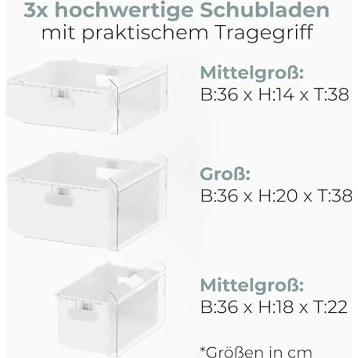 Clatronic GS 102, kleiner Gefrierschrank mit 87 Liter, leise 40 dB, 3 Schubladen, bis zu -18°C, weiß – Bild 7