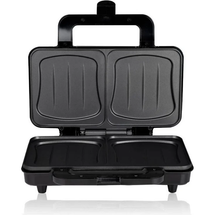 *Alpina* 2-in-1-Sandwichmaker XL, 900,00 W - Leistungsstarkes Must-have für schnelle und leckere Snacks, weiß – Bild 1
