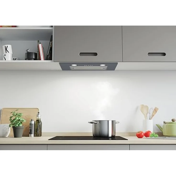 Candy CBG625-1X Dunstabzugshaube in die Decke integriert Silber C ? Dunstabzugshaube (207 m³-h, E, A, D, 57 dB, 63 dB) – Bild 5