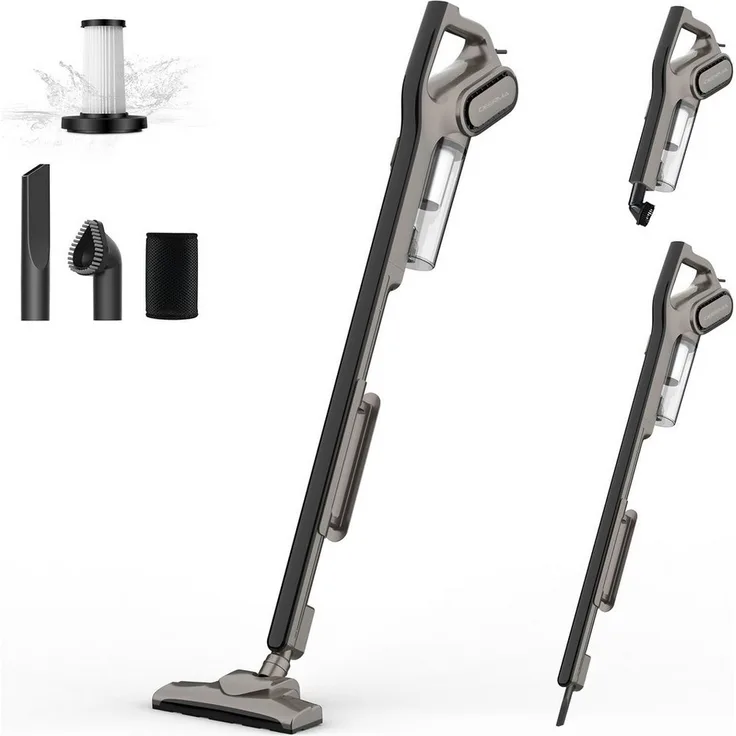 "Deerma Hand-und Stielstaubsauger DX700S Akku-Staubsauger, 600 W mit seitlichem Zyklonfilter"