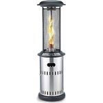 Enders® Terrassenfeuer Gas VULANO, 5589, Vormontiert mit stufenloser Regulierung, höhenverstellbar, Transport-Räder, Umkippsicherung