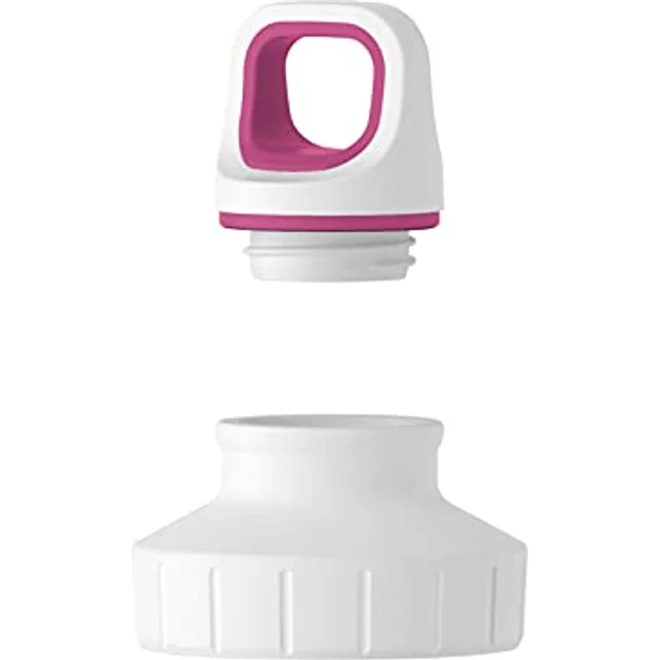 Emsa N3010500 Drink2Go Lightsteel Trinkflasche (Fassungsvermögen: 0,6 Liter, Edelstahl) pink-Drop White – Bild 4