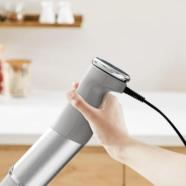 Tefal Quickchef+ Stabmixer, Powelix-Klingentechnologie, 20 Geschwindigkeitsstufen, Turbomodus, kompaktes Design, Silence-Modus, Softgrip-Griff, HB673B30 – Bild 4