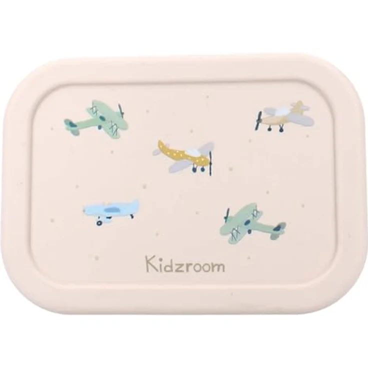 Kidzroom Lunchbox Schöne Lunch-Flugzeuge, praktische Brotdose für Kinder, bunt – Bild 2