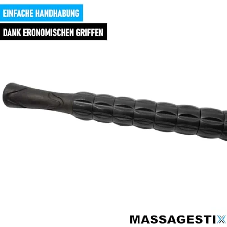 MAVURA MASSAGESTIX Muskelroller Schwarz, Selbstmassage Muskel Roller Stick Massagegerät Tiefenmassage - Preisvergleich – Bild 3