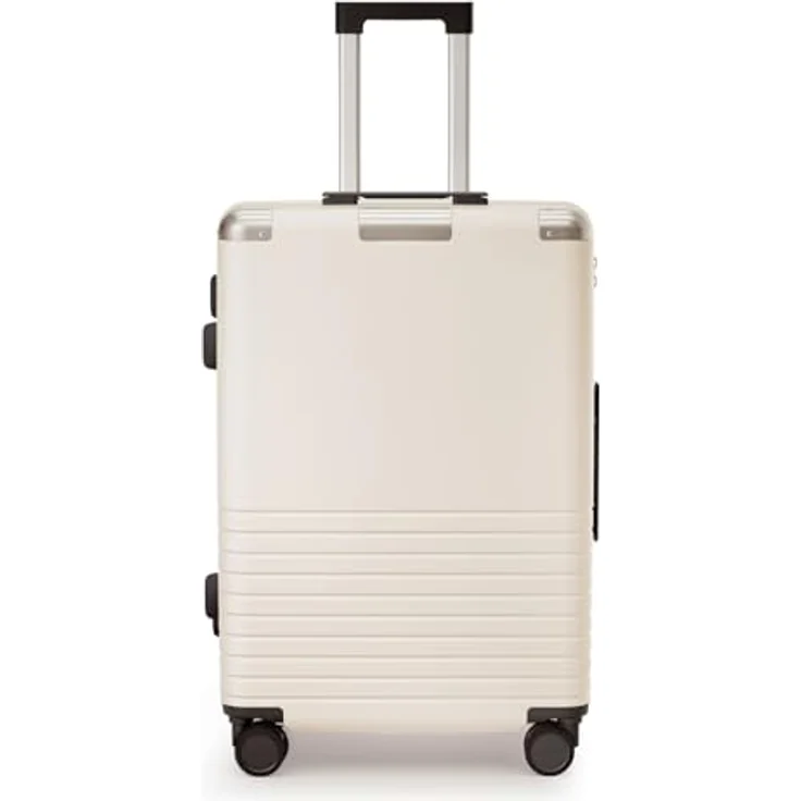 Kapten & Son Heathrow Check-In Trolley, 69 cm, Sandstone beige, mit TSA-Zahlenschloss und 360-Grad-Drehrollen – Bild 1