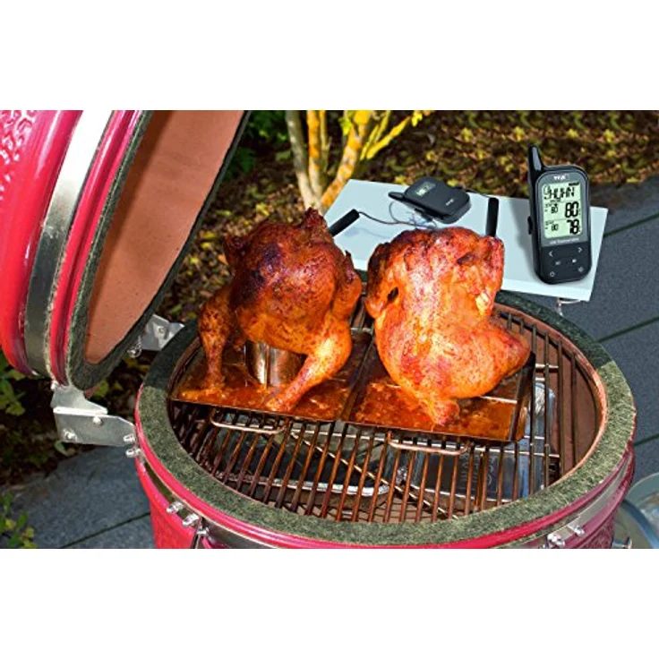 TFA Dostmann Küchen-Chef Digitales Bratenthermometer-Grillthermometer Funk, 2 Einstechfühler zur Messung der Ofen- und Kerntemperatur – Bild 6