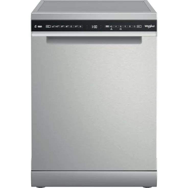 Whirlpool MaxiSpace W7F HS41 X, Freistehender Geschirrspüler, 60 cm, Edelstahl Schwarz, 15 Maßgedecke, 41 dB Geräuschpegel, Energieeffizienz C – Bild 1