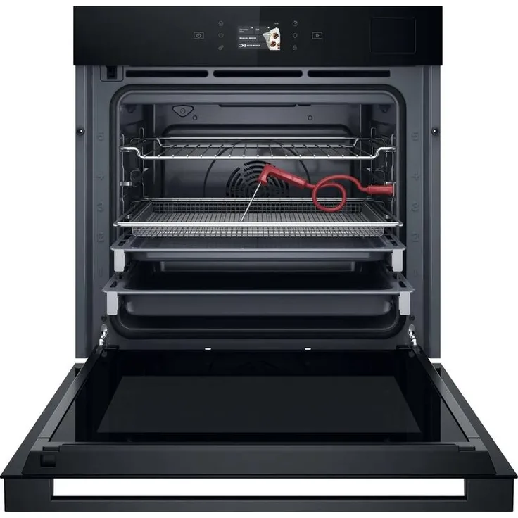 Bauknecht BBI9A8FPT2SK Einbau-Backofen, Schwarz, Pyroluxe, AirFry Thermometer, 24 Monate Garantie