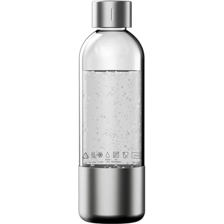 WMF Element One Sprudelflasche, Hochwertige PET-Flasche, 850 ml, Silber/Transparent, kompatibel mit WMF Element One Wassersprudler: Tests, Infos & Preisvergleich