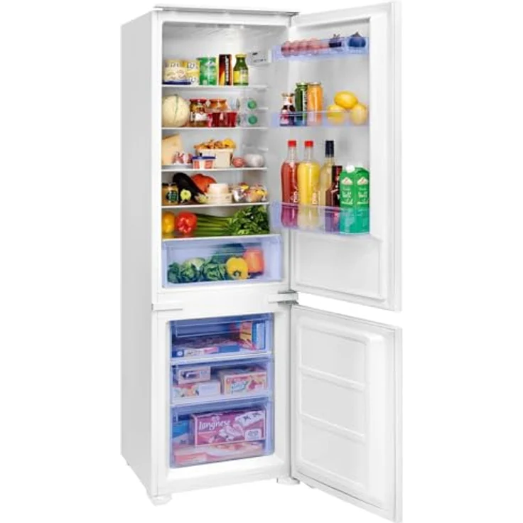 Oranier EKG900, Einbau Kühl-Gefrier-Kombination 178 cm, 249 Liter Gesamtvolumen, 3 Frost-Schubladen, Schlepptür-Technik, energiesparende LED-Beleuchtung – Bild 1