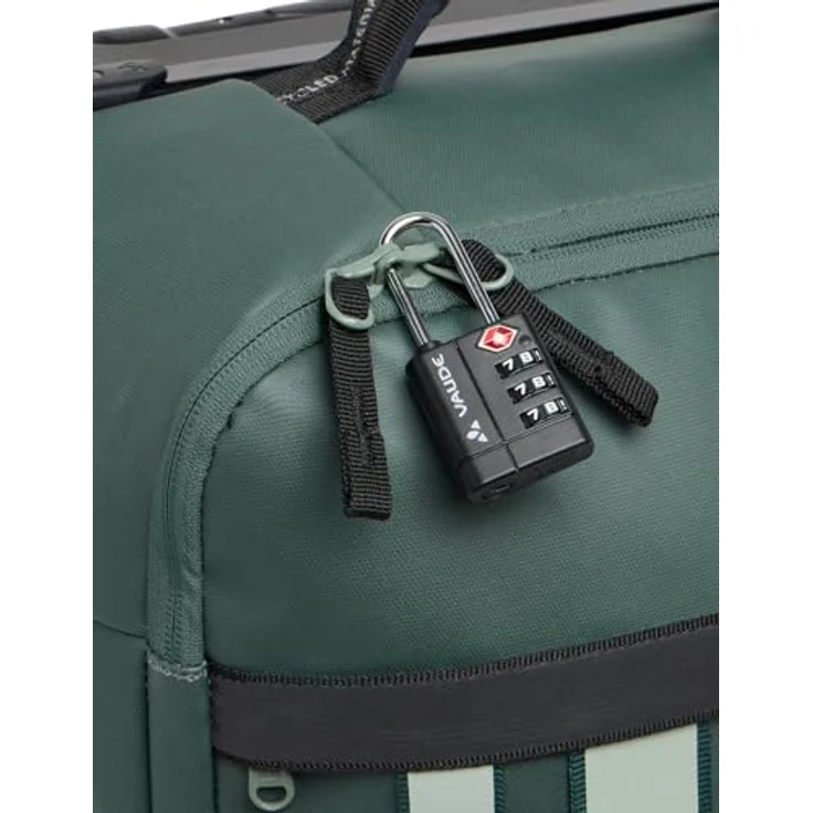 Vaude Takutea 35, Koffer mit 35 l Volumen, grün, mit arretierbarem Griff und Raumteiler – Bild 7