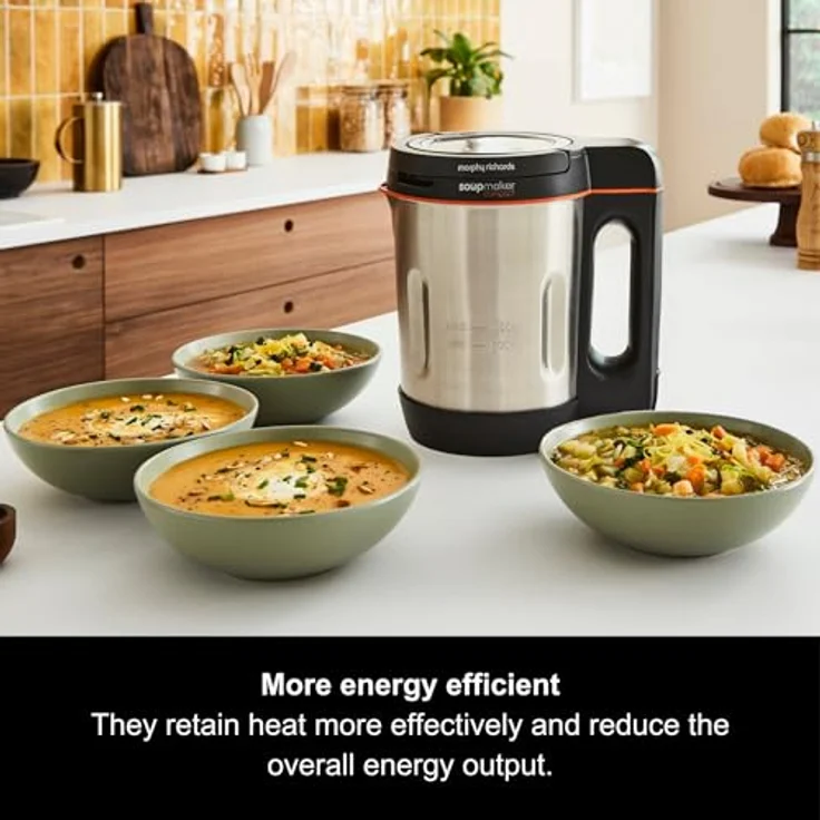 Morphy Richards 501021EER Soup Maker, Suppenbereiter Kompakt, Aluminum – Bild 4