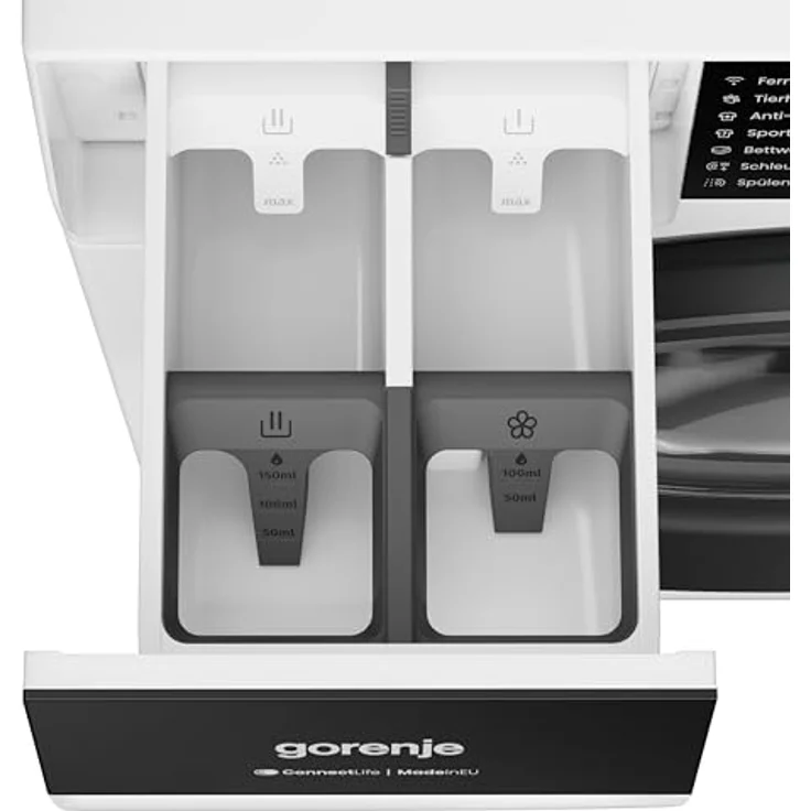 Gorenje W5G694A1T1 Waschmaschine, 9 kg Fassungsvermögen, 1400 U/min, total AquaStop, WIFI, Schnellprogramm Power 29, weiß – Bild 9