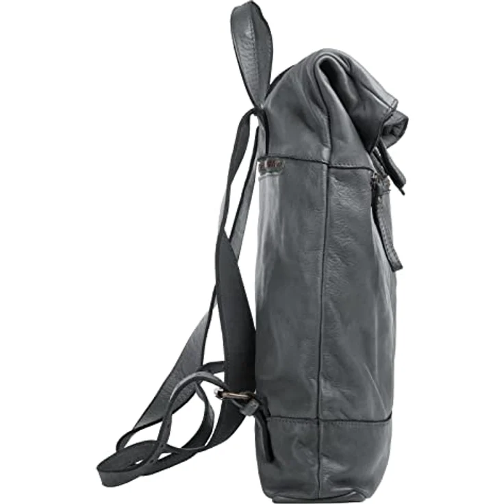 forty° Tagesrucksack, echt Leder, Vintage Charme, Made in Italy, 30 cm x 30 cm, 3 l Volumen – Bild 4