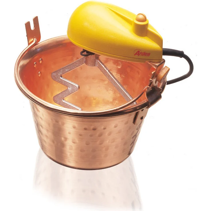 Ardes 2460, Standmixer mit 5 l Fassungsvermögen, Kupfer-Gehäuse, 230 V, gelb