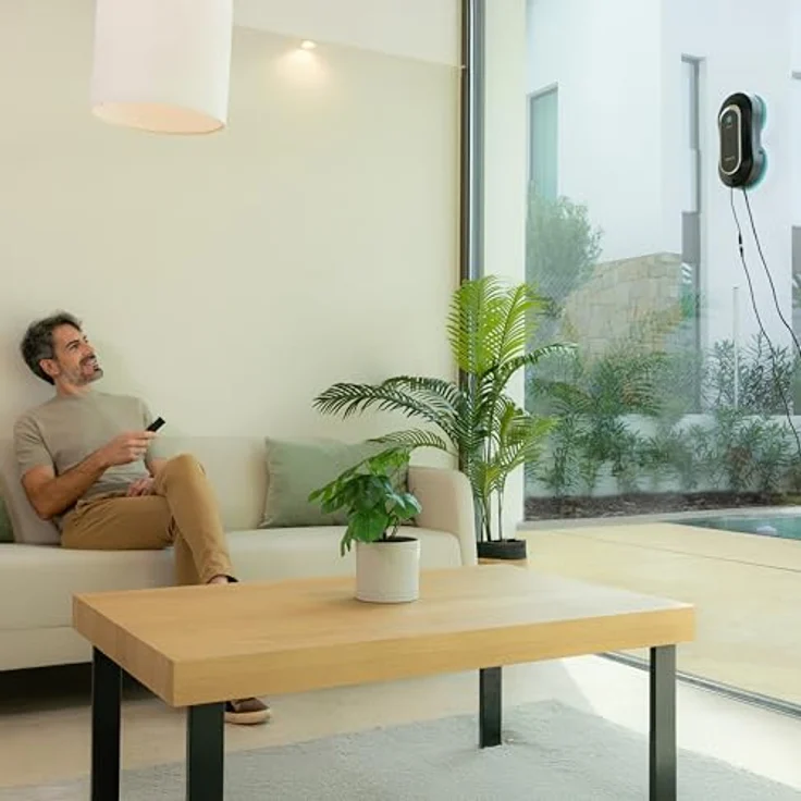 Cecotec Conga Windroid 1090, Fensterputzroboter mit doppeltem Sprühmechanismus und App-Steuerung, Schwarz – Bild 7