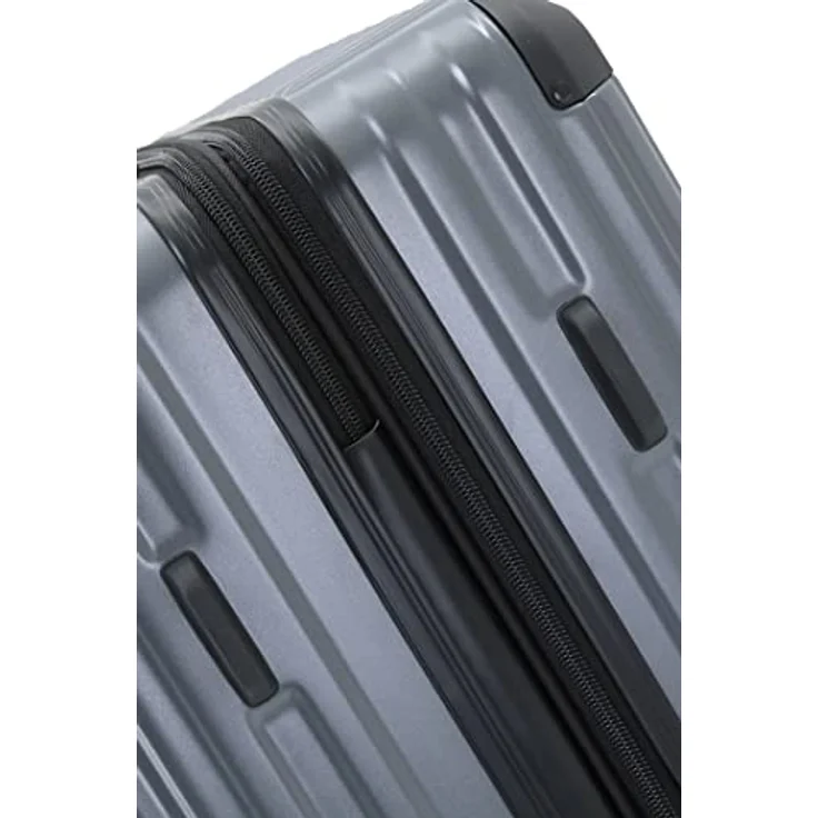 Münicase M816, 3er Kofferset mit TSA-Schloss, Dehnungsfuge, Teleskopgriff und 4 Rollen, Hartschale, Grey, große 76cm, mittlere 65cm, Kabinentrolley 55cm – Bild 5