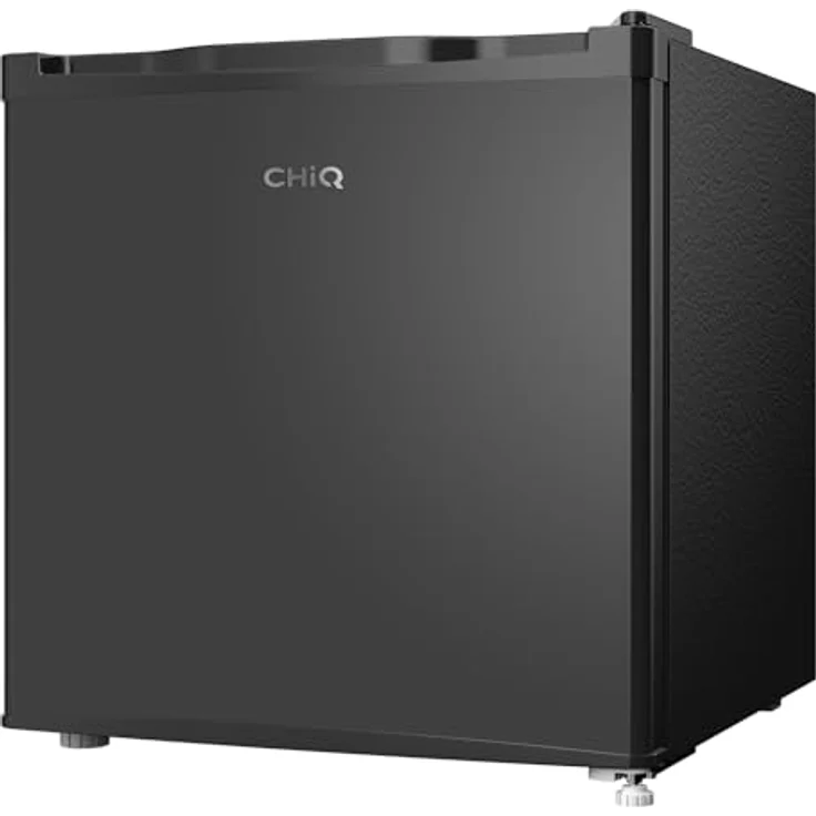 CHIQ Mini Bar Kühlschrank CSD46D4D, 46 L, EEK D, 7-stufige Temperaturregelung, sehr leise 37 dB, umkehrbarer Türanschlag, schwarz – Bild 1