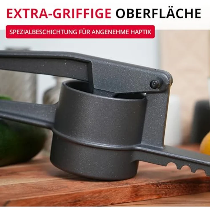 WESTMARK Spätzlepress, Kartoffelpresse mit rundem Loch, 250 ml Füllvolumen, Anthrazit – Bild 8