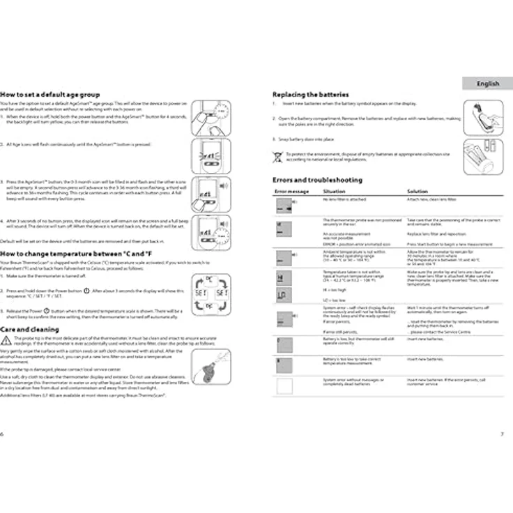 Braun ThermoScan 7+, Ohrthermometer mit Age Precision Technologie, Nachtmodus und Lautlosmodus – Bild 11