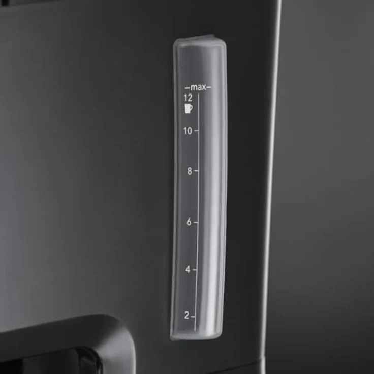 Russell Hobbs Kaffeemaschine mit integriertem Mahlwerk Victory (1,5l Glaskanne, 12 Tassen, digitaler programmierbarer Timer, Mahlgradeinstellung, Kaffeeautomat für Kaffeebohnen, Filterkaffeemaschine 22000-56 – Bild 5