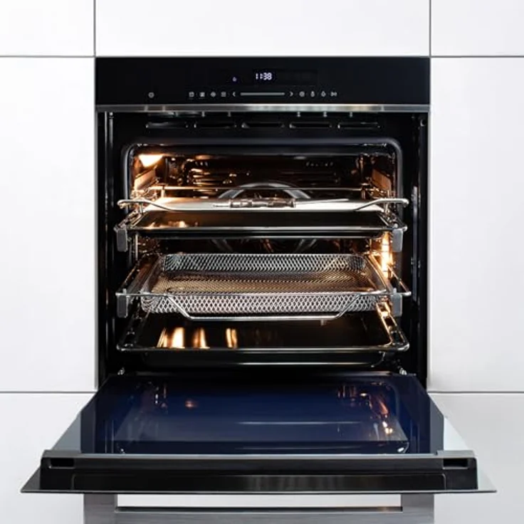 KKT KOLBE Autarkes Herdset SET8017IH890FZ, 60cm Einbaubackofen EB8017ED mit Katalyse, 90cm Induktionskochfeld IH89005FZ, Heißluft, Pizzafunktion, Grill, Umluft, Automatik-Timer und Airfry – Bild 4