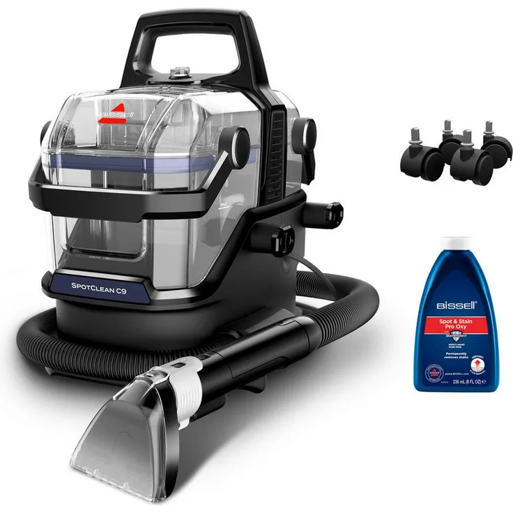 Bissell Wasch-Sauger 3989N SpotClean C9 Select, 400 W, Triple Action Reinigungssystem, leise, zwei-Behälter-Technologie, HydroRinse™-Aufsatz