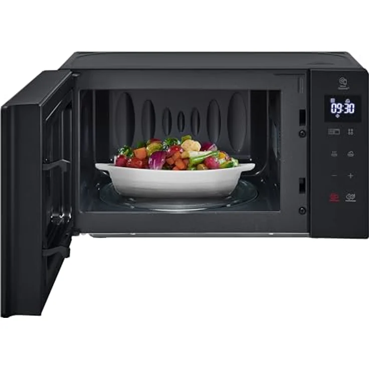 LG MH6032GAS Mikrowelle mit Smart Inverter Technologie, 20 Liter Kapazität, 1050 W, antibakterielle EasyClean-Beschichtung, schwarz – Bild 3
