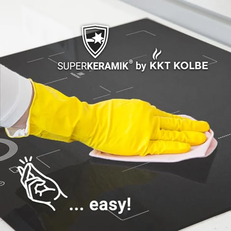 KKT KOLBE IH85904FZS, 60cm Anti Scratch Induktionskochfeld, autark, 8,2 kW, 4 Kochzonen, 2 Flexzonen, mattschwarz, Schnellaufheizung, Automatik-Timer, TouchControl – Bild 4