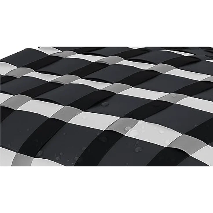 normani Einkaufstasche geflochten mit Henkeln, extra robuster Kunststoffkorb, 20L Volumen, Farbe Classic/Thin Grey – Bild 5