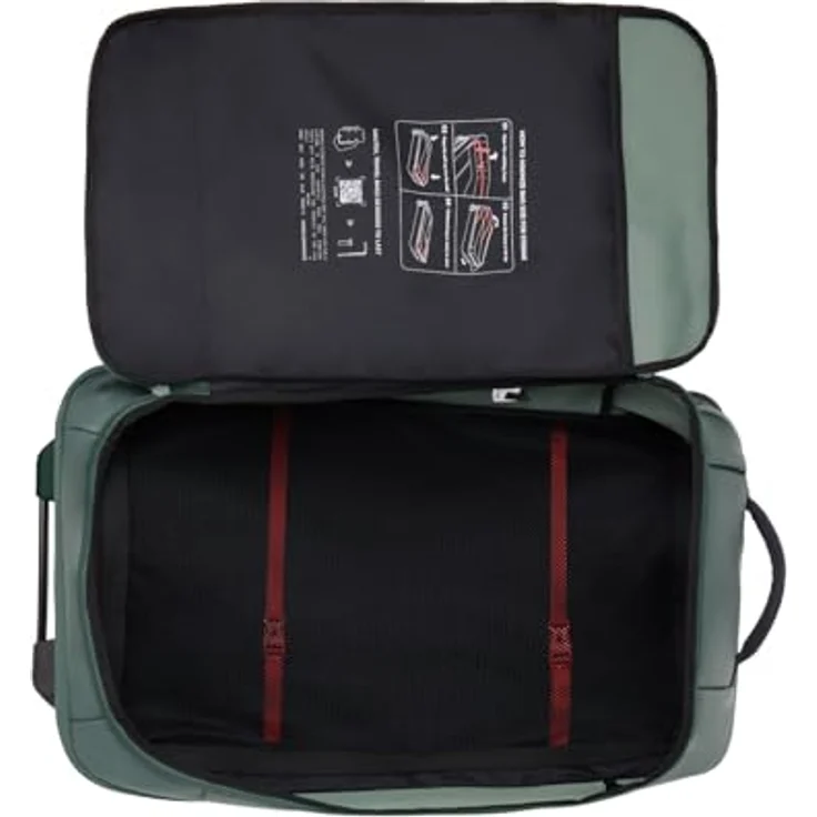 Vaude Takutea 65, 2 Rollen Trolley in grün, 65 cm, aus 100% Polyurethan – Bild 3