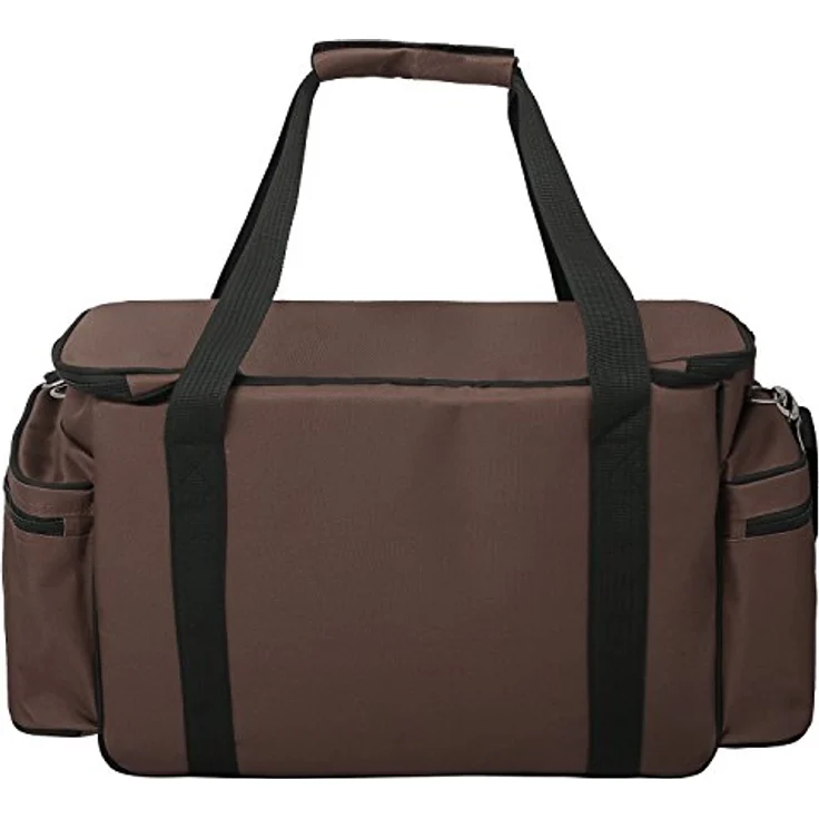 Anndora Picknicktasche XL braun 57 Teile Zubehör 6 Pers. Isoliertasche 55x36x33cm – Bild 4