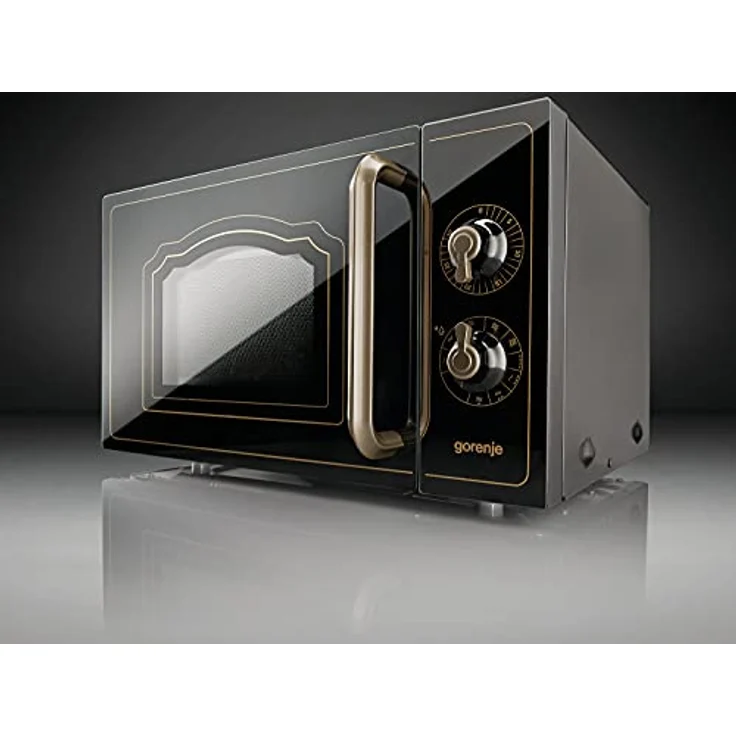 Gorenje MO4250CLB Mikrowelle mit Grill, Standgerät, 20 Liter Garraum, 800 Watt, anthrazit – Bild 3