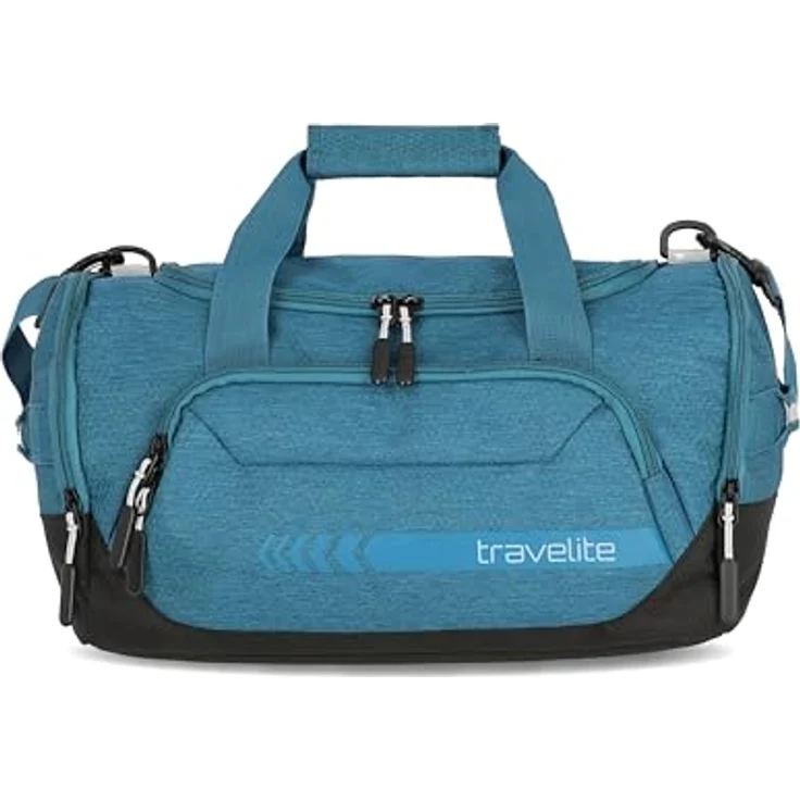 Travelite Kick Off Weekender Reisetasche S, 40 cm, petrol, 100% Polyester – Bild 1