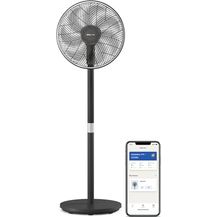 Image for Philips Smart Standventilator Serie 3000, Starke & extrem leise SilentWings-Technologie, 2-in-1-Tisch- & Standventilator, App-Steuerung, Schwarz (CX3550/01)