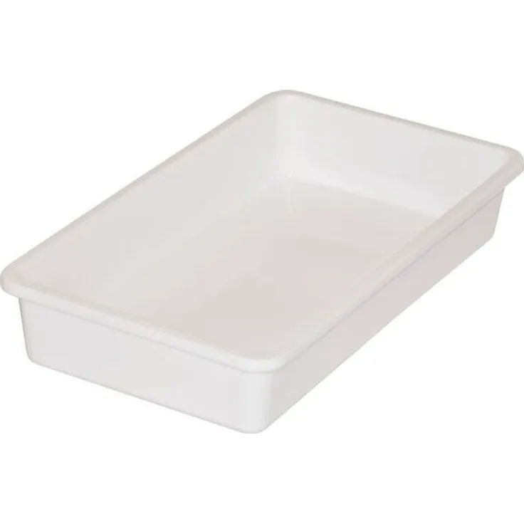 Rechberger Vorratsschale Kunststoff, weiß, Höhe: 50 mm, Länge: 290 mm, Inhalt: 2 l