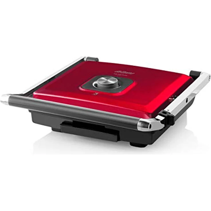 Arzum AR2022 METALl GRILL AND TOST MACHINE, Panini presse und Sandwich Maker, 4 Toastkapazität-ROD – Bild 1