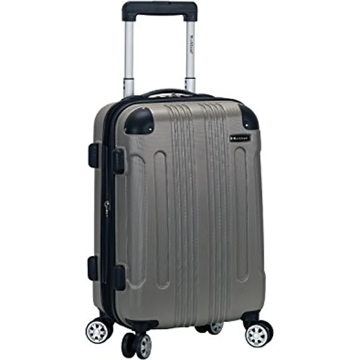 Rockland London Hardside Spinner Rad Gepäck, Silber, 3-Piece Set (20/24/28), London Hartschalen-Koffer mit Drehrad
