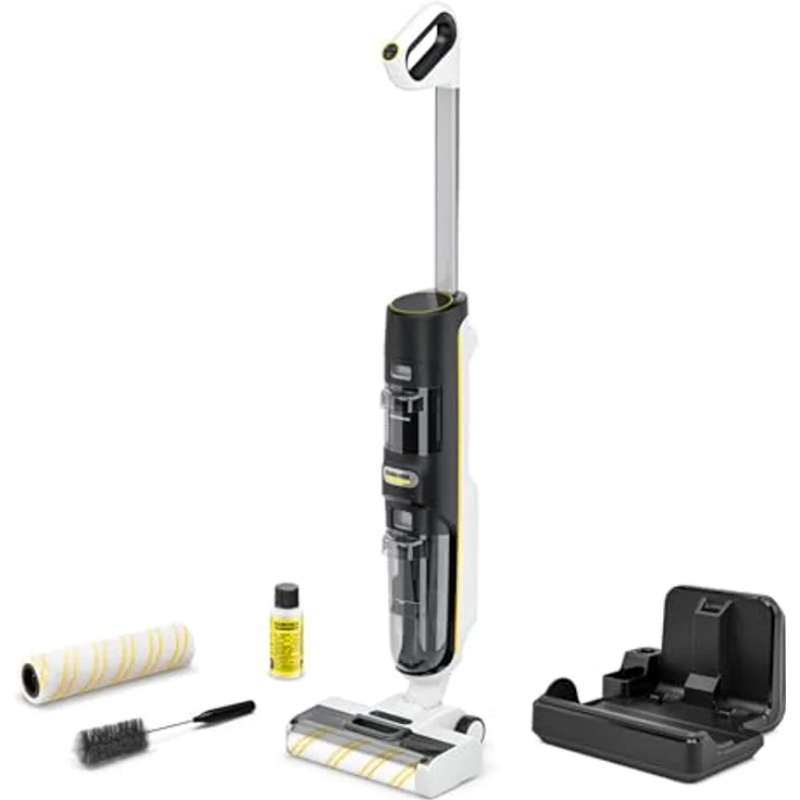 Kärcher FCV 4 Dry Extra, selbstreinigender Saugwischer mit 3-in-1-Funktion, Kantenreinigung, 45 Min Akkulaufzeit, Hygienic!Spin Technologie – Bild 2