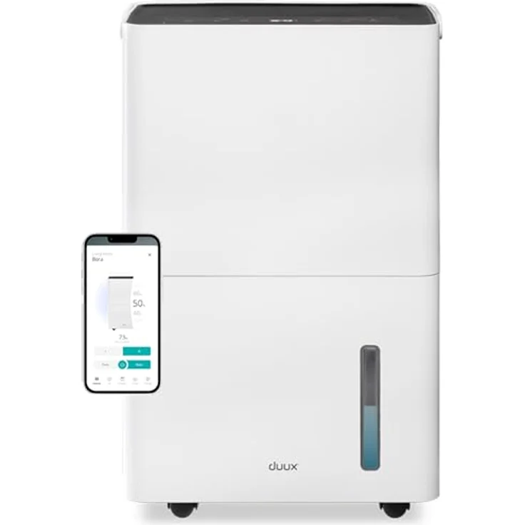 Duux Bora Smart Luftentfeuchter - 20L/24h - Raumentfeuchter für jeden Raum bis 40 m² - Steuerbar mit App - Luftentfeuchter Keller mit Wäschetrocknungsmodus - Elegant & leise - Duux – Bild 1