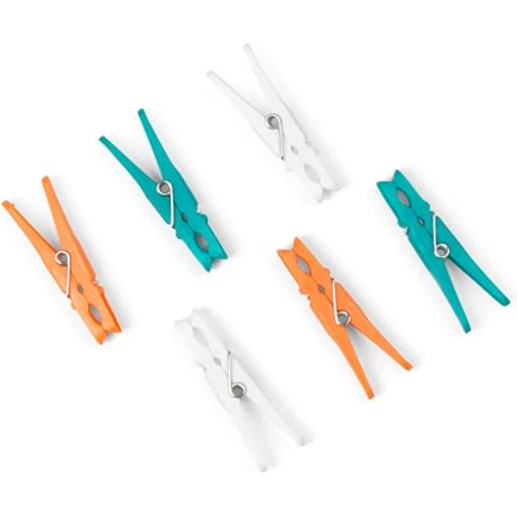 Beldray LA028297TQEU LA028297TQ Ultra-Grip Wäscheklammern im Korb, 48er-Pack, Plastik, Türkis, Einheitsgröße – Bild 6