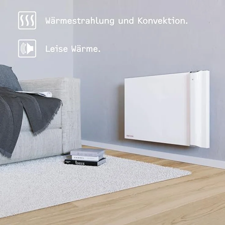 STIEBEL ELTRON Duo-Wandkonvektor CND 200, 2 kW, für ca. 20 m², LC-Display, Wochenschaltuhr, 234816, Konvektor – Bild 2