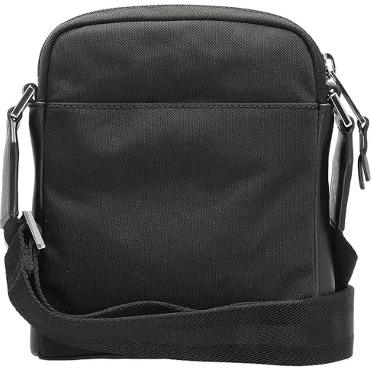 Hugo Boss Bodybag Highway NS Zip, stilvolle Crossbody Bag aus recyceltem Polyester, schwarz, kompakte Größe 18 x 5.5 x 21 cm – Bild 4